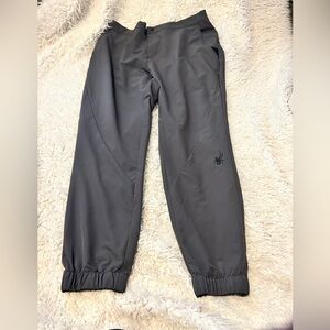 Spyder Gray Athletic Woven Tapered Joggers Men’s Size XL